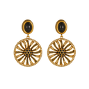 Artisan Crafted Vintage Gold & Black Bohemian Jewelry Collection - Unique Ethnic-Inspired Necklaces, Bracelet, Earrings for Fashion-Forward Women