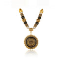 Artisan Crafted Vintage Gold & Black Bohemian Jewelry Collection - Unique Ethnic-Inspired Necklaces, Bracelet, Earrings for Fashion-Forward Women