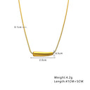 Stainless Steel Sweater Chain - Minimalist Geometric Bead Collarbone Chain, Irregular Eggplant & Smile Pendant Necklace for Wome