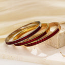 INS Retro European-American Fashion Square Zircon Titanium Steel Bracelet - Cross-Border French Light Luxury Colored Zircon Stainless Steel Bangle