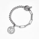 Cool INS Vibe Retro Bracelet - 18K Gold-Plated Titanium Steel Bold Design Gold Hand Jewelry