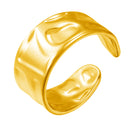 Retro-Chic High Color-Retention Open Ring - Stainless Steel Premium Fashion