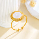 Retro-Chic Jewelry - Fashionable Trendy Stainless Steel High Color-Retention Premium Open Ring