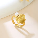 Retro-Chic Jewelry - Fashionable Trendy Stainless Steel High Color-Retention Premium Open Ring