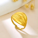 Retro-Chic Jewelry - Fashionable Trendy Stainless Steel High Color-Retention Premium Open Ring
