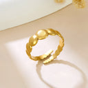 Elegant High-End Square Bracelet - Light Luxury Gold Diamond-Embedded Titanium Steel Buckle Bangle