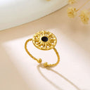 Elegant High-End Square Bracelet - Light Luxury Gold Diamond-Embedded Titanium Steel Buckle Bangle