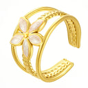 Retro-Chic Jewelry - Fashionable Trendy Stainless Steel High Color-Retention Premium Open Ring