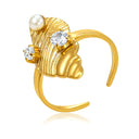 Retro-Chic Jewelry - Fashionable Trendy Stainless Steel High Color-Retention Premium Open Ring