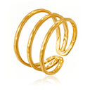 Retro-Chic Jewelry - Fashionable Trendy Stainless Steel High Color-Retention Premium Open Ring