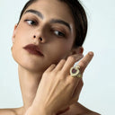 Vintage Red Crystal Heart Pearl Necklace - Gold-Tone Retro Elegant Statement Jewelry for Women, Versatile Fashion Accessory