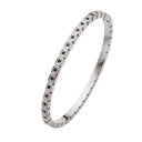 European and American INS-style Fashion Bracelet, Square Checkered Zircon Bangle, Colored Full-Zircon Fine Stainless Steel Bracelet for Women