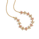 Boho Floral Pearl Jewelry Set - Gold-Tone Romantic Elegant Statement Jewelry for Women, Versatile Fashion Accessory