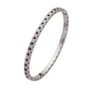 European and American INS-style Fashion Bracelet, Square Checkered Zircon Bangle, Colored Full-Zircon Fine Stainless Steel Bracelet for Women