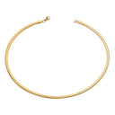 INS Vibe 18K Gold-Plated Titanium Steel Necklace - Minimalist Retro Gold Collarbone Chain, Fashion Versatile Jewelry