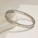 Fashion 18K Gold-Plated Diamond-Embedded Bracelet for Women - Fade-Resistant, Light Luxury, Niche & Minimalist Versatile Design