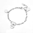 Cool INS Vibe Retro Bracelet - 18K Gold-Plated Titanium Steel Bold Design Gold Hand Jewelry