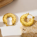 Wholesale Cross-Border Titanium Steel Ear Clips, Premium Oil-Pressed Anti-Tarnish Niche Minimalist Trendy Jewelry