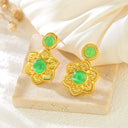 Color-Retaining Stainless Steel Jewelry Accessories, Cat's Eye Spacer Beads & Imitation Jadeite Luck-Transferring Beads, Handmade DIY for Bracelets and Necklaces