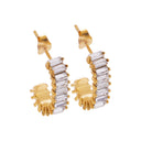 INS High-End Titanium Steel Earrings, New French Vintage Hoops, Versatile Fashion Jewelry for Wholesale