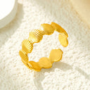 Retro-Chic Jewelry - Fashionable Trendy Stainless Steel High Color-Retention Premium Open Ring