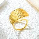 Retro-Chic Jewelry - Fashionable Trendy Stainless Steel High Color-Retention Premium Open Ring