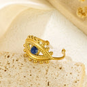 Retro-Chic High Color-Retention Open Ring - Stainless Steel Premium Fashion