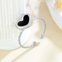 Fashionable Retro-Chic Open Ring - Stainless Steel High Color-Retention Premium Jewelry