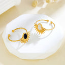 Fashionable Retro-Chic Open Ring - Stainless Steel High Color-Retention Premium Jewelry