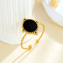 Retro-Chic Jewelry - Fashionable Trendy Stainless Steel High Color-Retention Premium Open Ring