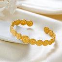 Wholesale Geometric Round Bracelet - Stainless Titanium Steel Hip-Hop Niche Minimalist Bangle