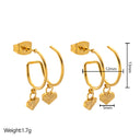 Wholesale New Stainless Steel Earrings, Luxury Fashion Versatile Studs, High-End Elegant Jewelry for Factory Direct Supply