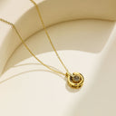 INS-Style Versatile Sweater Chain - 18K Gold-Plated "I Love You" 100 Languages Projection Pendant Collarbone Chain