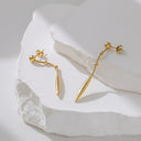 Wholesale High-Aesthetic Stud Earrings - Niche Retro INS Style Jewelry, Light Luxury Versatile High-End Fashion Earrings for Women