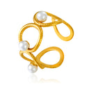 Fashionable Retro-Chic Open Ring - Stainless Steel High Color-Retention Premium Jewelry