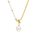 Luxury Minimalist Niche Pearl Collarbone Chain - Cross-Border High-End Beaded Jewelry