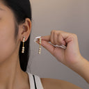 Cross-Border Bestseller: Full Stainless Steel Diamond-Embedded Stud Earrings - Small Cartilage & Conch Studs, Direct from Manufacturer for Wholesale