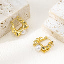 Fashion Luxury French Vintage Ear Cuffs, Exquisite Geometric Niche Earrings, High-End Cross-Border Jewelry for Women