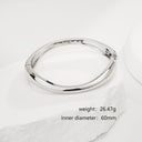 New Fashion Irregular Geometric Shiny Bracelet for Women - Minimalist, Elegant, High - End Sense Wristband