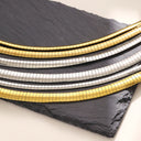 INS Vibe 18K Gold-Plated Titanium Steel Necklace - Minimalist Retro Gold Collarbone Chain, Fashion Versatile Jewelry