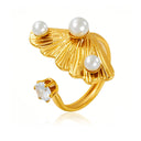 Retro-Chic Jewelry - Fashionable Trendy Stainless Steel High Color-Retention Premium Open Ring