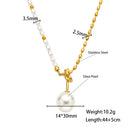 Luxury Minimalist Niche Pearl Collarbone Chain - Cross-Border High-End Beaded Jewelry