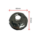 Niche Design Irregular Water Wave Hollow Round Brooch for Women - High-End Exquisite Suit Boutonniere Pin Accessory