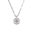 INS Vibe High-End Stainless Steel Necklace - Minimalist Roman Numeral Zircon Pendant Collarbone & Sweater Chain