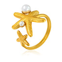 Retro-Chic Jewelry - Fashionable Trendy Stainless Steel High Color-Retention Premium Open Ring