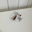 Fashionable New Style Simple Personalized Brooch - Pleated Polished Geometric Irregular Exaggerated Mirror-Surface Boutonniere