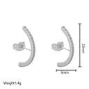 Cross-Border Tassel Chain Earring Set, Layered Studs & Punk-Inspired Earrings, Retro Fashion High-End Accessories