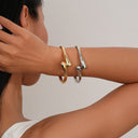 Niche Design New Fashion Water - Drop Embracing Bracelet, Personalized Wristband for Women - Open - Style, Hip - Hop & Light Luxury Fashion Jewelry