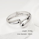 Vintage Spring - Clasp Open - Style Bracelet, Personalized Large and Small Water - Drop Embracing Wristband Jewelry for Women