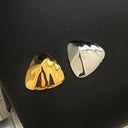 Niche Minimalist Triangle Brooch - Polished 3D Korean-Style Pin, Small Mini Versatile Accessory for Women